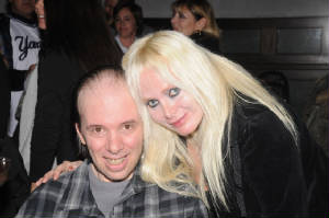 katie and larry at the benefit 11/17/2011